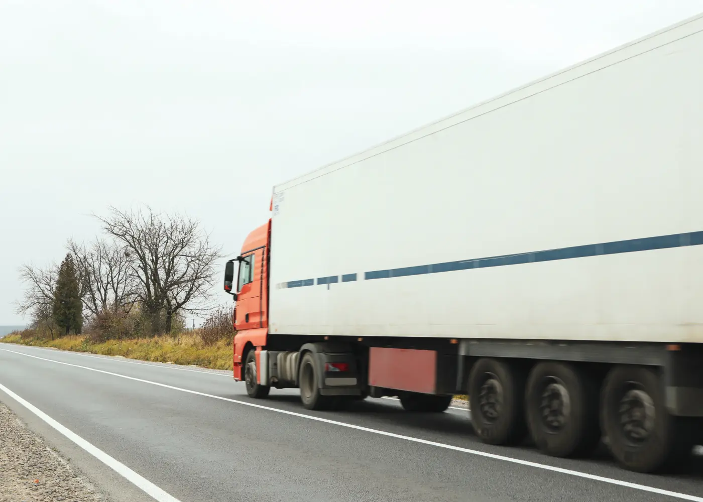 Truck on the highway